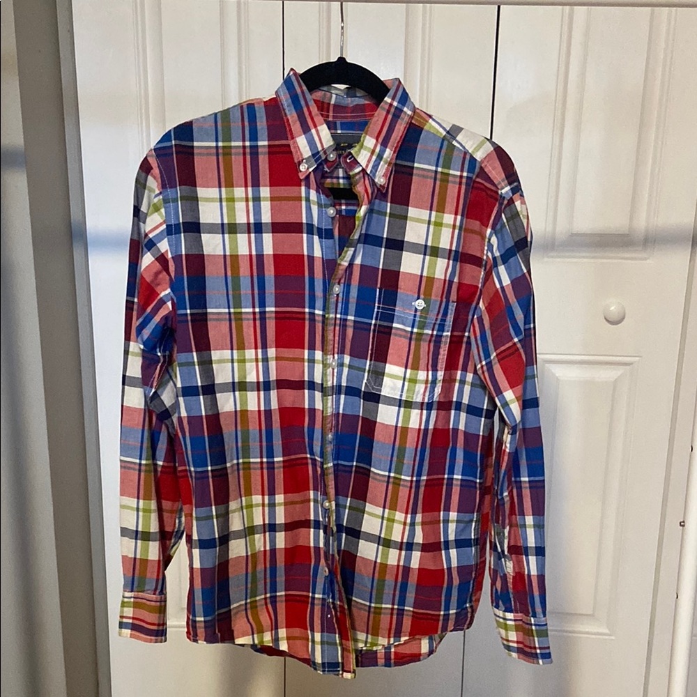 Men's Multicolor Plaid Shirt